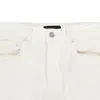 Purple Brand Corduroy Semi Coated White Skinny Jeans In White