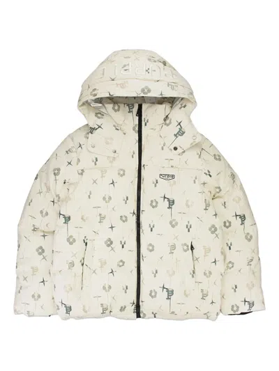 Purple Brand Corduroy Zip-up Jacket In Neutral