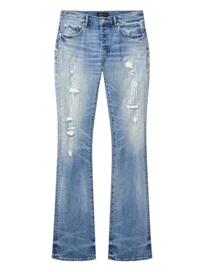 Purple Brand Cotton-blend Jeans In Blue