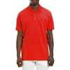 Purple Brand Monogram-print Polo Shirt In Red