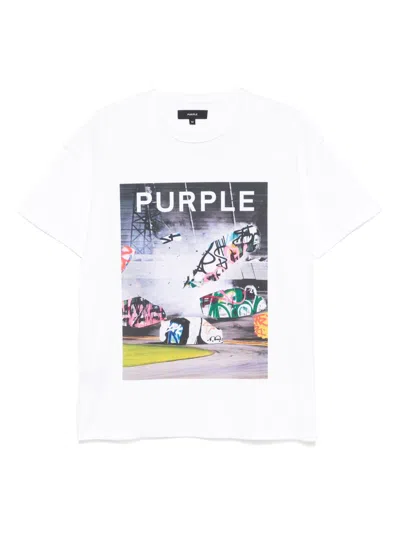 PURPLE BRAND T-SHIRT AUS BAUMWOLLE