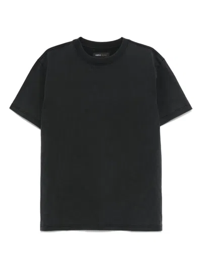 Purple Brand Cotton T-shirt In Black