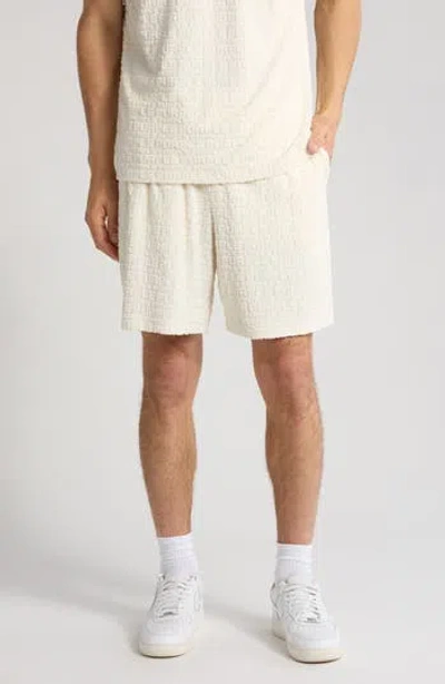 PURPLE BRAND PURPLE BRAND COTTON TERRY BLEND PULL-ON SHORTS