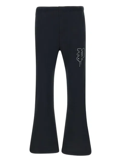 Purple Brand Cotton Track Pants In Black