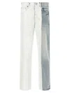 Purple Brand Crackle Silver Jeans In Multi