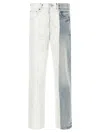 Purple Brand Crackle Silver Jeans In Multi