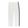Purple Brand Cream Monogram Cream Track Pant In White