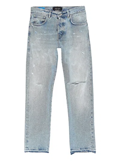 Purple Brand Crystal-embellished Jeans