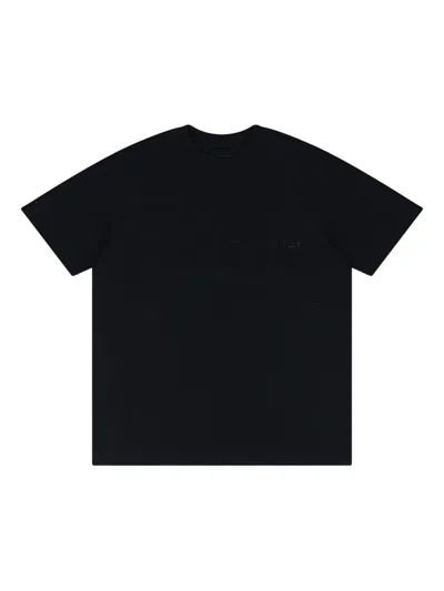 Purple Brand Crystal-embellished T-shirt In Black