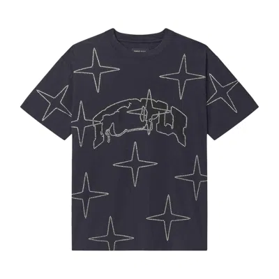 Pre-owned Purple Brand Crystal Star Tee 'black' | Men's Size Xxl