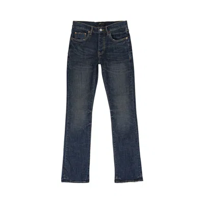 Pre-owned Purple Brand Dark Dirty Cast Boot Skinny Jeans 'indigo' | Blue | Men's Size 32