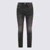 Purple Brand Dark Grey Skinny Tinted Jeans