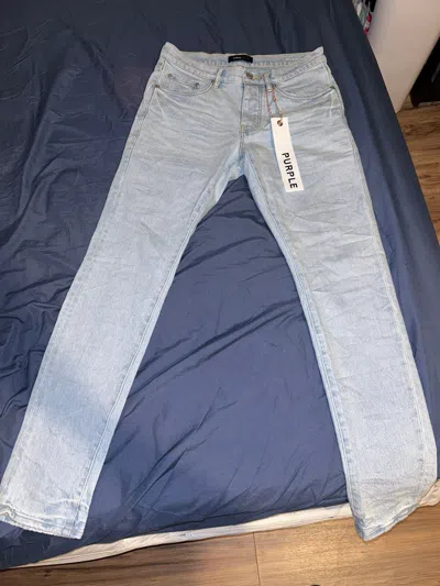 Pre-owned Purple Brand Denim Jeans Size 30 In Blue