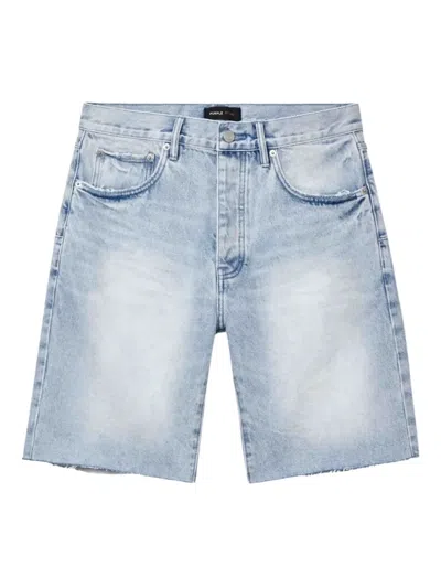 Purple Brand Denim Shorts In Blue