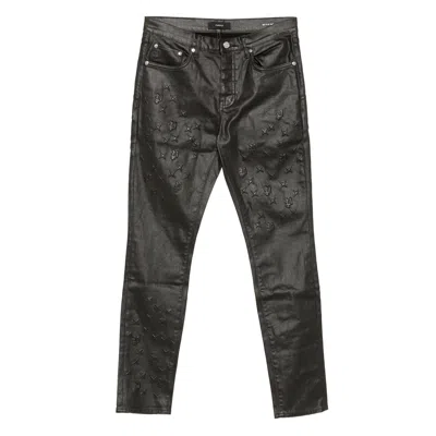 Purple Brand Denim Skinny Jeans In Black