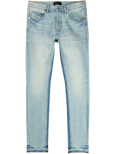 Purple Brand Denim Slim Jeans In Light Blue