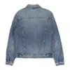 Purple Brand Vintage Light Neon Pop Oversized Jean Jacket Indigo Denim Jackets In Blue