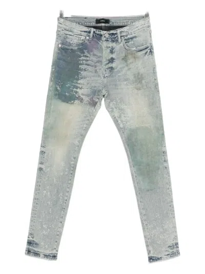 Purple Brand Distressed-finish Jeans In Blue