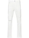 Purple Brand Distressed Skinny Jeans In Weiss