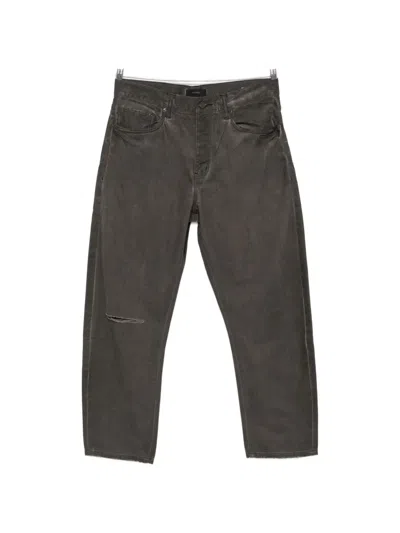 Purple Brand Distressed Wide-leg Jeans In Black