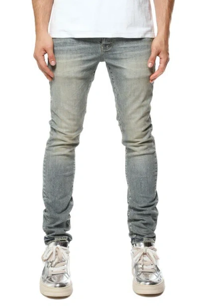 Purple Brand Electric Skinny Jeans In Gray
