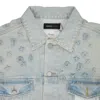 Purple Brand Embossed Jacket Indigo Denim Jackets In Blue