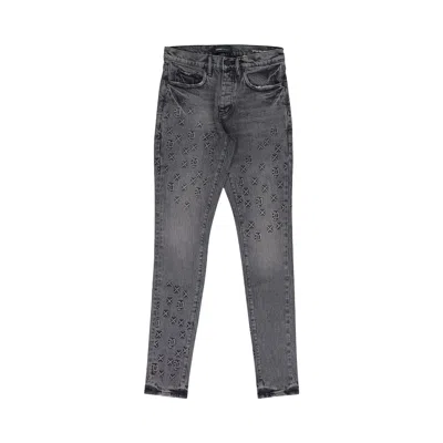 Pre-owned Purple Brand Embossed P001 Denim 'grey' | Men's Size 29 In Gray