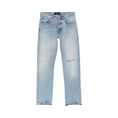 Pre-owned Purple Brand Faded Crytal Racer Skinny Jeans 'indigo' | Blue | Men's Size 32