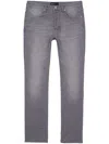 Purple Brand Faded Straight-leg Jeans In Grey