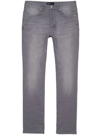 Purple Brand Faded Straight-leg Jeans In Grey