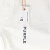 Purple Brand Film Monogram Jacquard White Shorts In White
