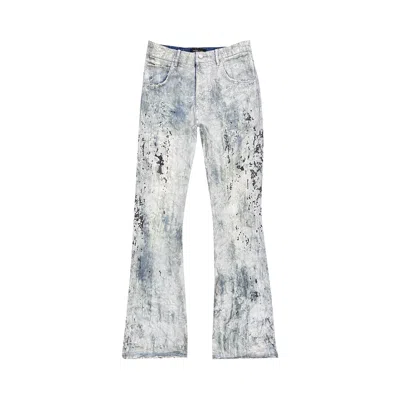 Pre-owned Purple Brand Flare Jeans 'light Indigo' | Blue | Men's Size 38