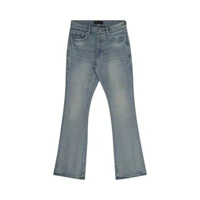 Pre-owned Purple Brand Flared Pinner Coated Vintage Jeans 'blue' | Men's Size 30