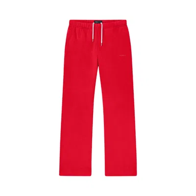 Pre-owned Purple Brand Fleece Flared Pant 'red' | Men's Size M