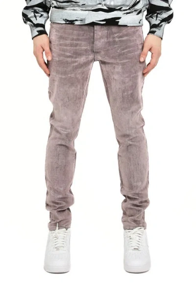 Purple Brand Flock Dipped Skinny Jeans