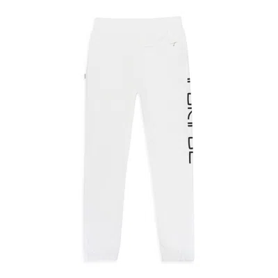 Purple Brand French Terry - Wordmark Coconut Milk 0 Joggers & Sweatpants In White