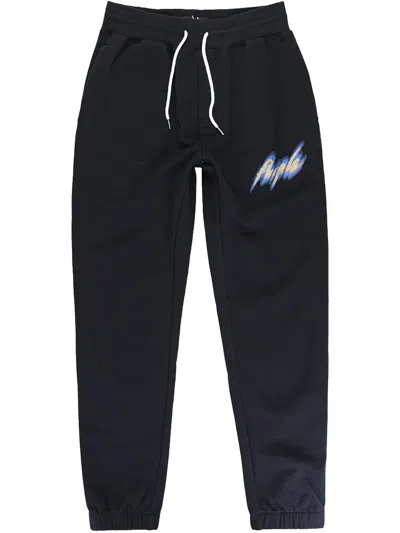 Purple Brand French Terry Sweatpant Black Joggers & Sweatpants