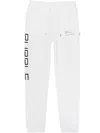 Purple Brand French-terry "coconut Milk" Track Pants In White