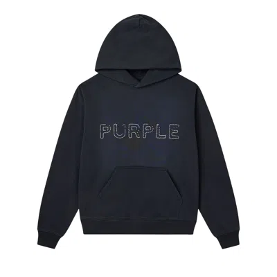 Pre-owned Purple Brand French Terry Pullover Hoodie 'black' | Men's Size M