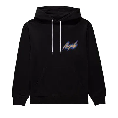 Pre-owned Purple Brand French Terry Pullover Hoodie 'black' | Men's Size Xl