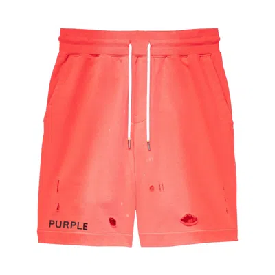 Pre-owned Purple Brand French Terry Short 'red' | Men's Size S