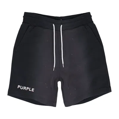 Pre-owned Purple Brand French Terry Shorts 'black' | Men's Size S