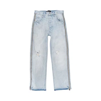 Pre-owned Purple Brand Full Side Zip Skinny Jeans 'indigo' | Blue | Men's Size 38