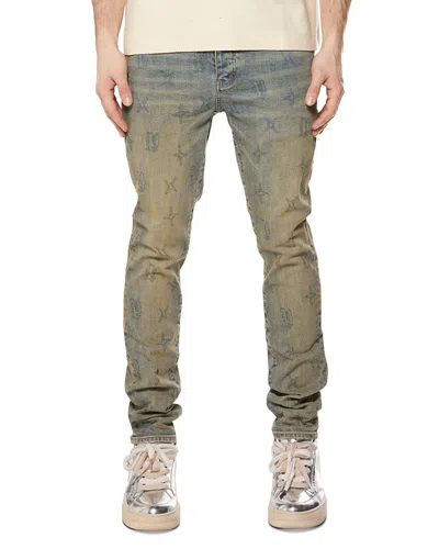 Purple Brand Gothic Wire Skinny Fit Cotton Blend 33 Jeans In Medium Indigo In Multi