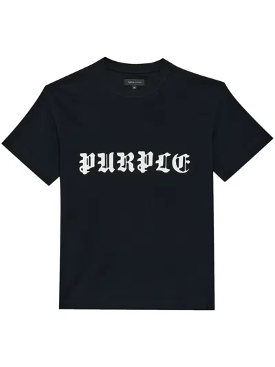 PURPLE BRAND GOTHIC WORDMARK T-SHIRT