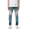 Purple Brand Faded-effect Low-rise Jeans In Light Indigo Multi Dark