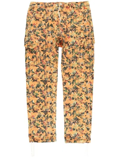 Purple Brand Cargohose Mit Grafischem Print In Brown