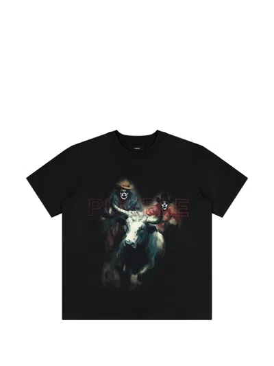Purple Brand Graphic-print T-shirt In Black