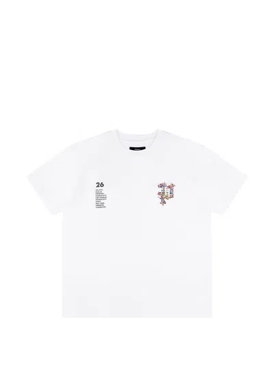 Purple Brand Graphic-print T-shirt In White