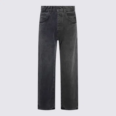 Purple Brand Grey Cotton Jeans In Dk Indigo